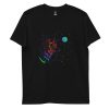 Colorful wolf and stars outline design tshirt 5 mens staple t shirt black front 62907dabb136f