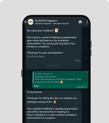 Surveys and Feedback Collections mobile