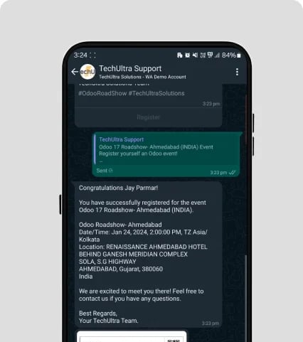 event booking mobile