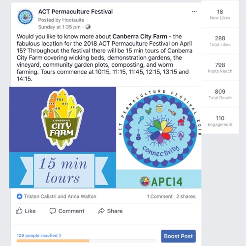 Event promotion — social media posts 3 Event social media post 3