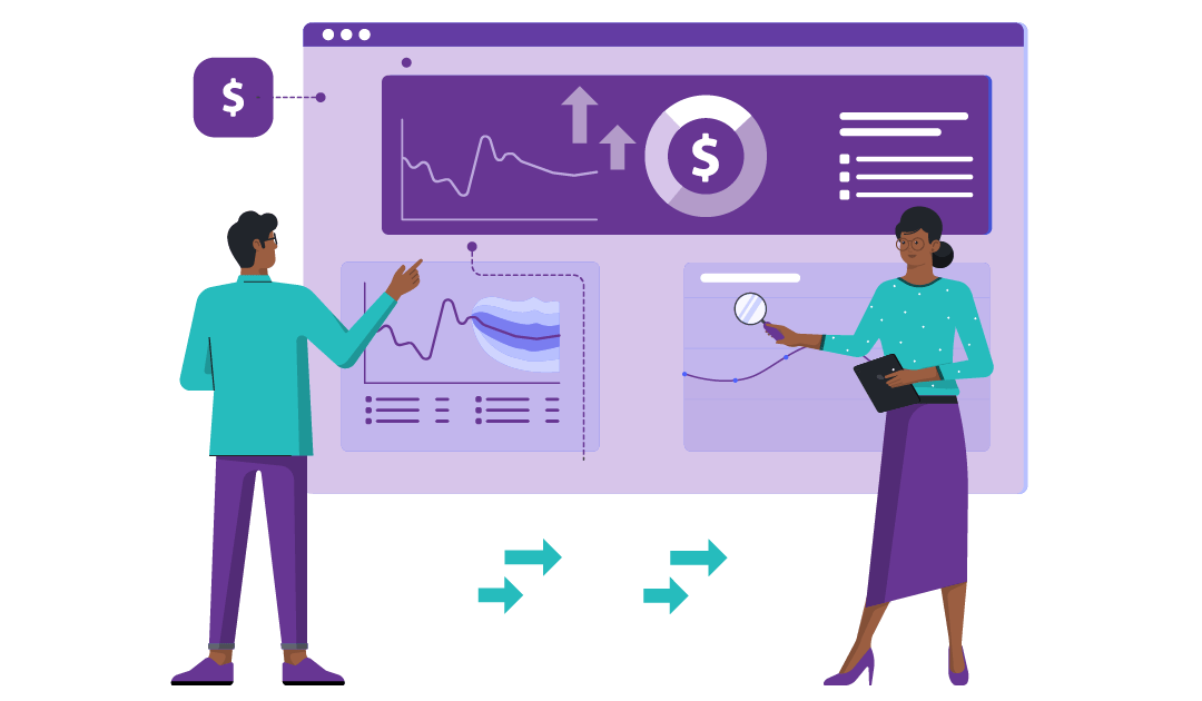 What are SMART Goals? Definition + Tips 3 Two people measuring the results of an activity to see if they’ve achieved their goals.