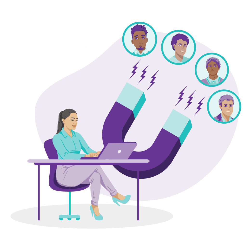 How To Gain Real Twitter Followers In 2023 2 Woman responding to audience comments and DMs on social media, thereby attracting more social media followers