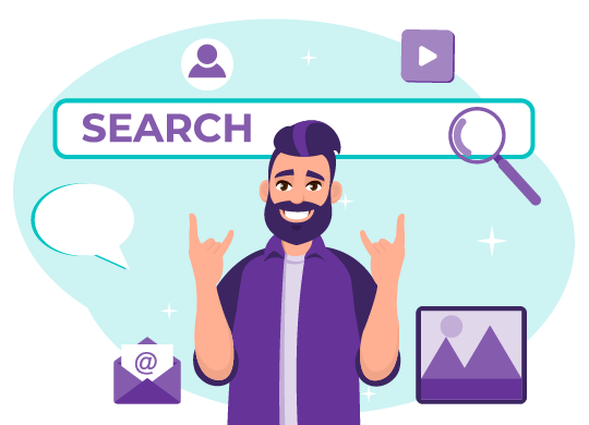 6 Steps to Content Marketing Success 6 A man showing a rock ‘n roll hand sign (double devil horns)