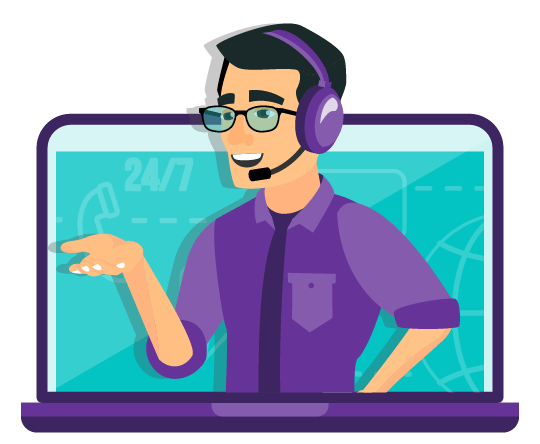 How Google’s BERT Update Affects Small Businesses 6 An illustration of a man wearing headphones.