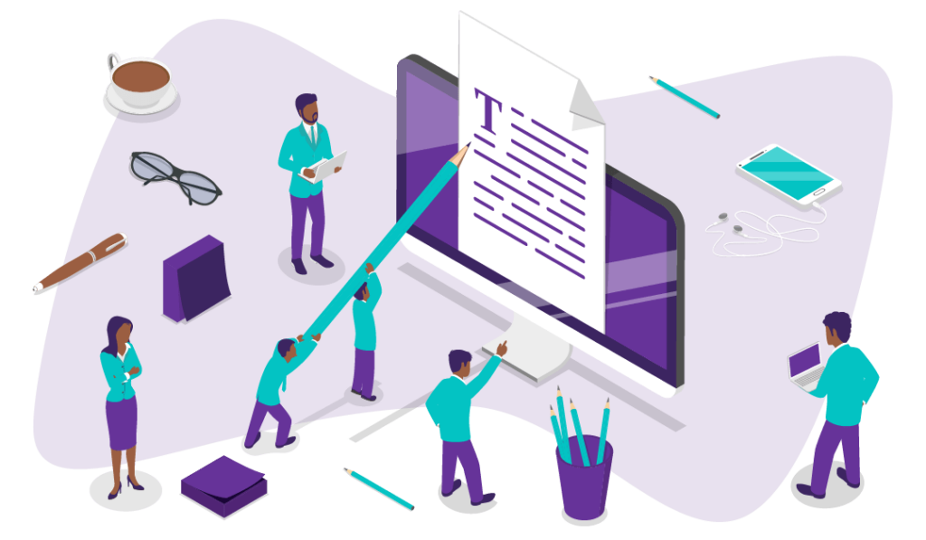 What is Content Marketing? A Jargon-free Explanation 4 A group of individuals working together to create a piece of content.