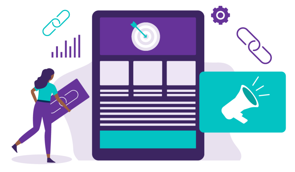 Manual Penalties from Google for Guest Posting? 5 An illustration of a woman setting her site’s link attributes