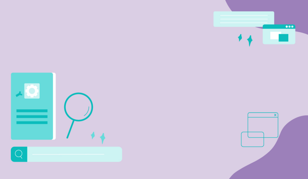 Wade’s Hierarchy of SEO Techniques (SEO Strategy) 8 Search bar, magnifying glass and a book that represents how search engines operates.