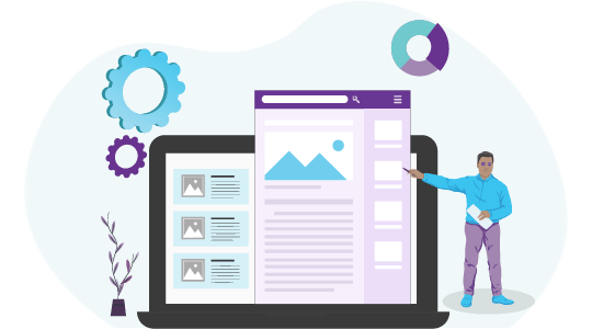 Keyword Cannibalisation: How to Identify & Quash It 4 Man, showing a rich blog post that includes lots of images and in-depth text.