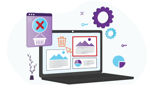 Keyword Cannibalisation: How to Identify & Quash It 8 Screen view of deleting a blog post.