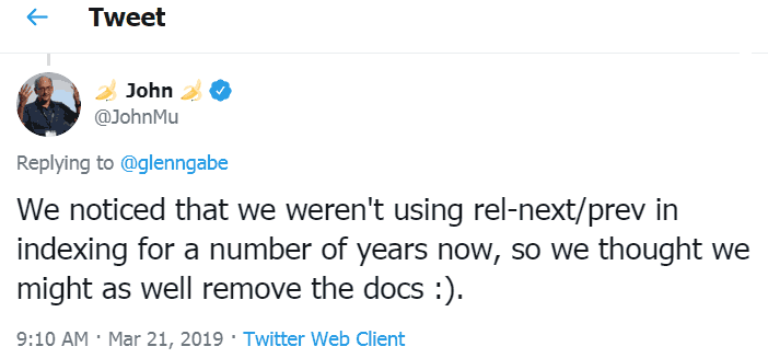 Manual Penalties from Google for Guest Posting? 3 john mueller tweet rel next 5e5754ea1b160