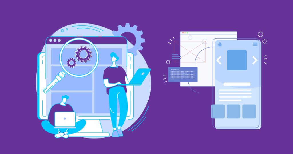 Top 12 Causes of Low Web Traffic 3 Pople setting up their website for different devices to make it user friendly