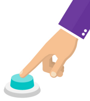 How to Convert Blog Traffic to Sales 2 Hand pressing a button.