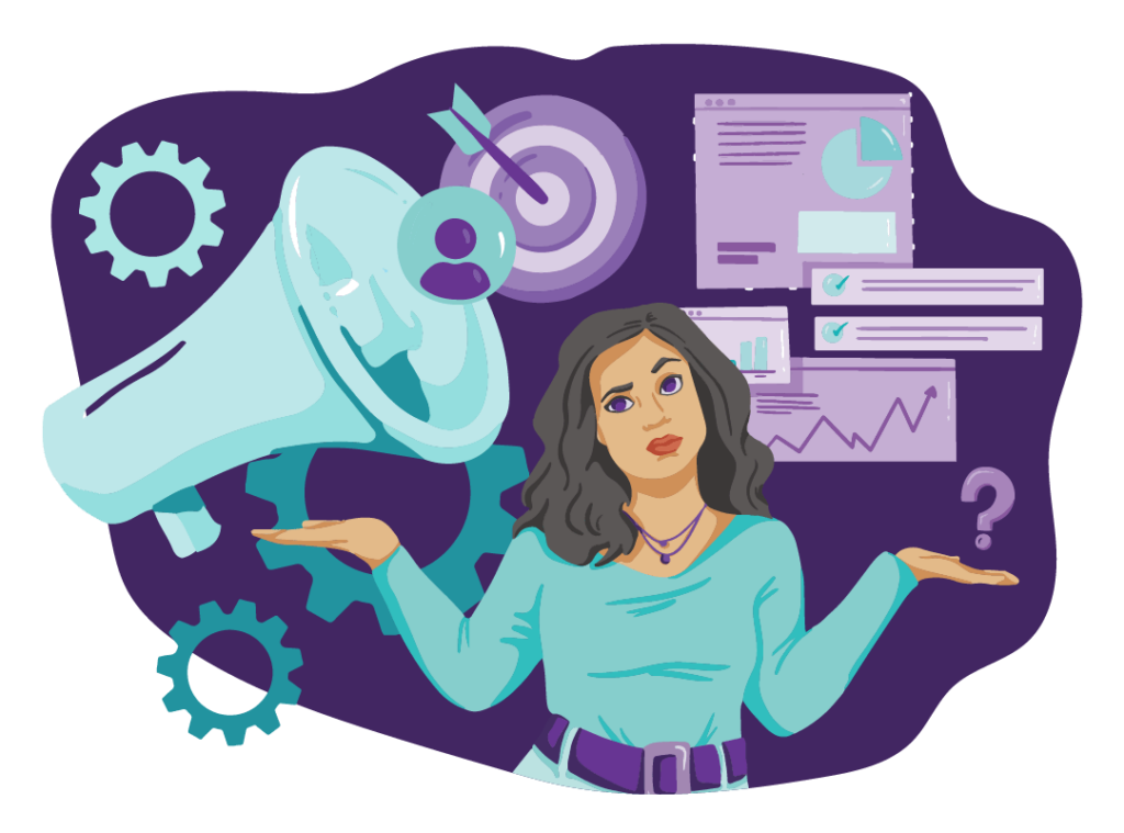 Top 13 Marketing Strategies and Marketing Approaches 14 Woman making a decision about what kind of marketing strategies to use.