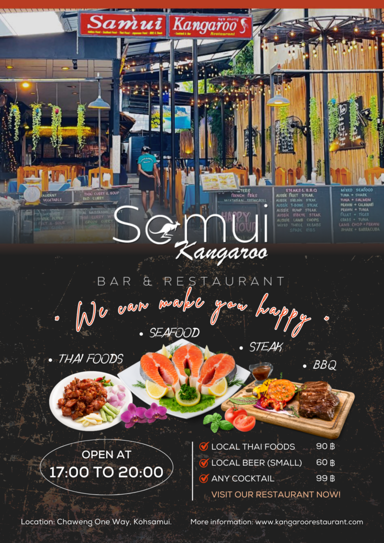 Samui Kangaroo Flyer 768x1086
