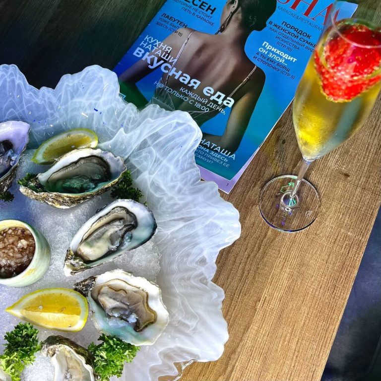 natasha karaoke restaurant oysters and champagne 768x768
