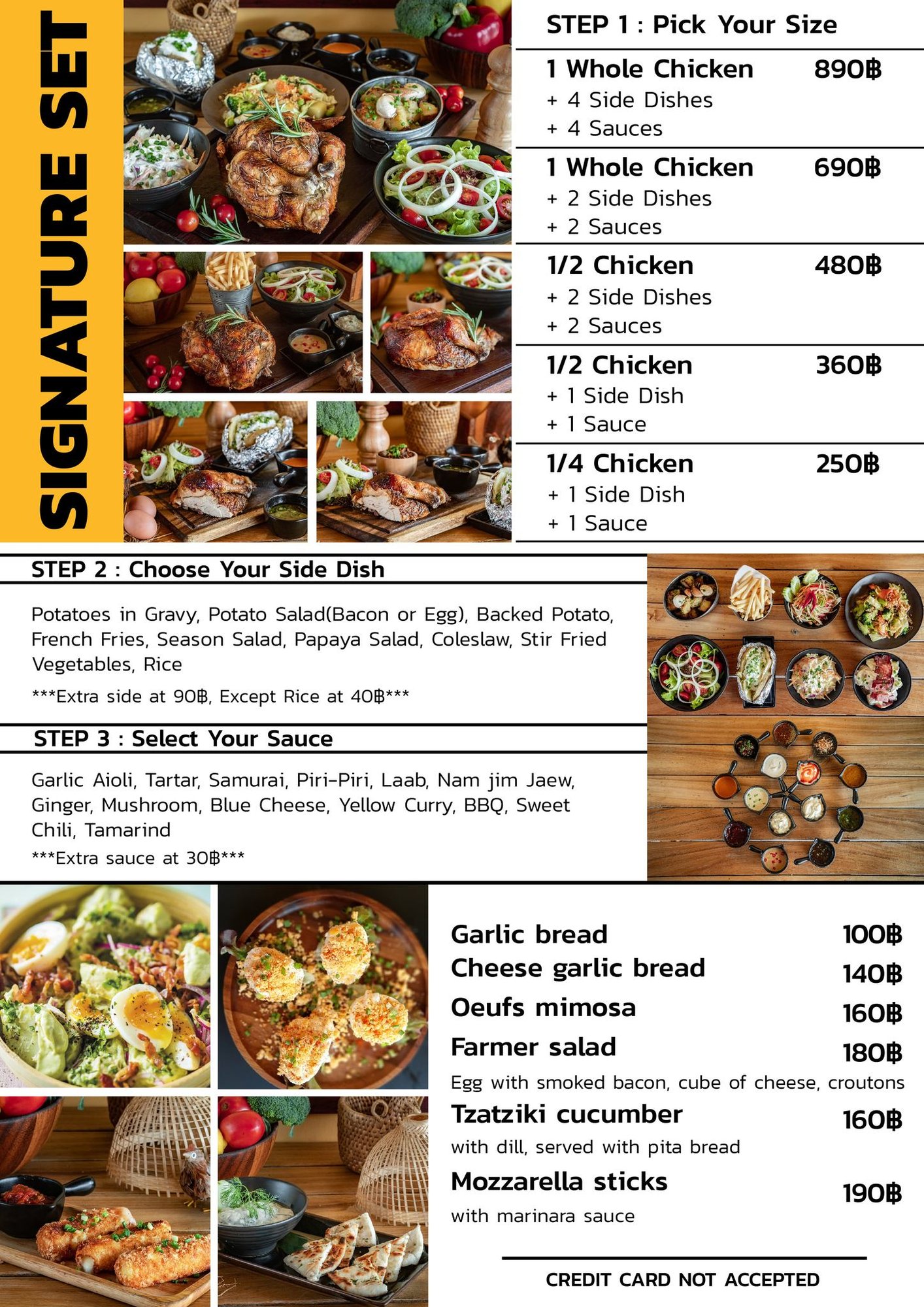 menu 3 chicken run