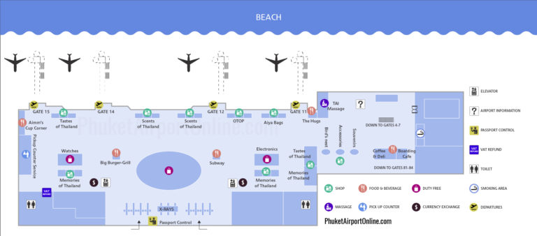 Phuket Airport Terminal Map – Phuket Airport Guide 768x338