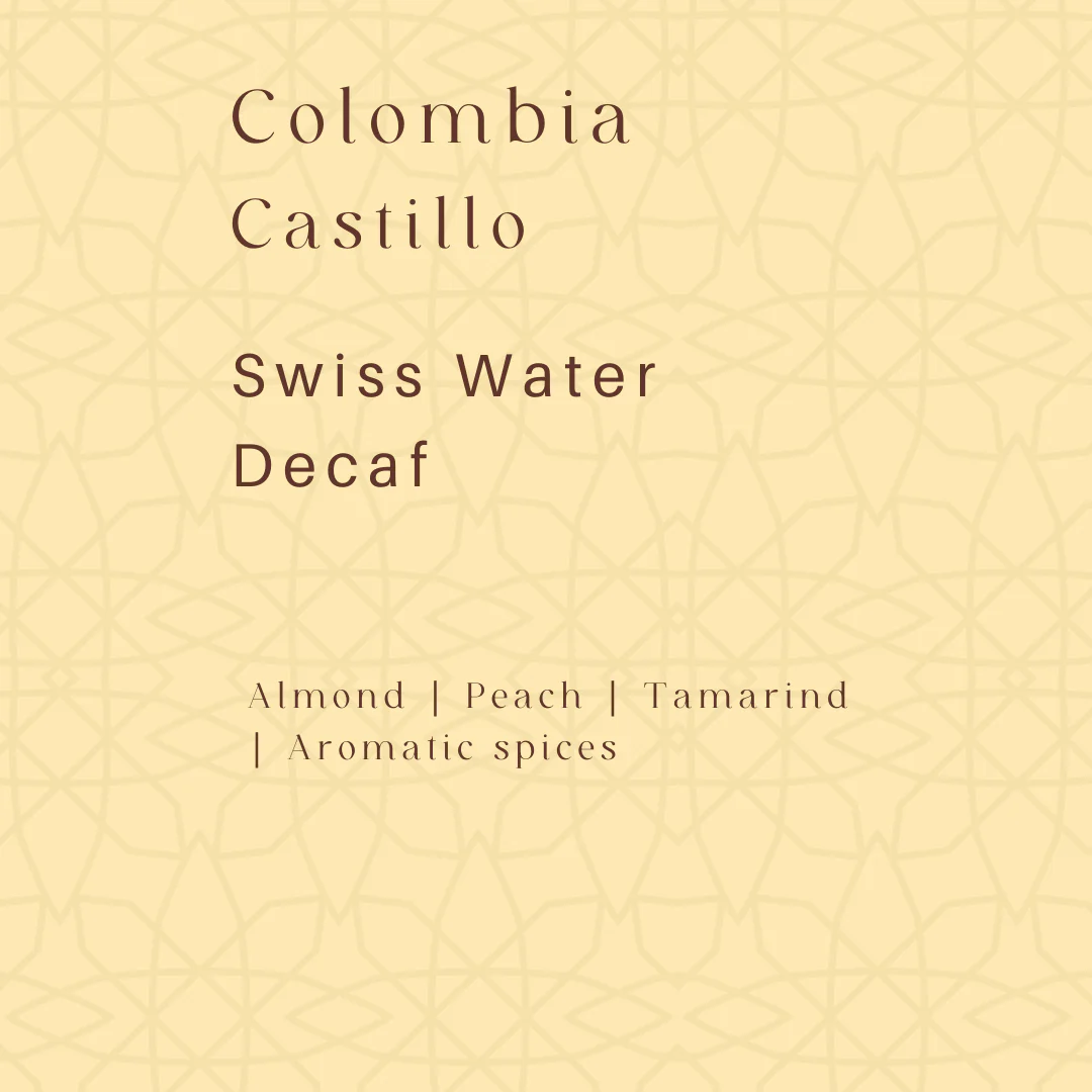 哥倫比亞－瑞士水洗無咖啡因（ Colombia - Decaf Swiss Water ）