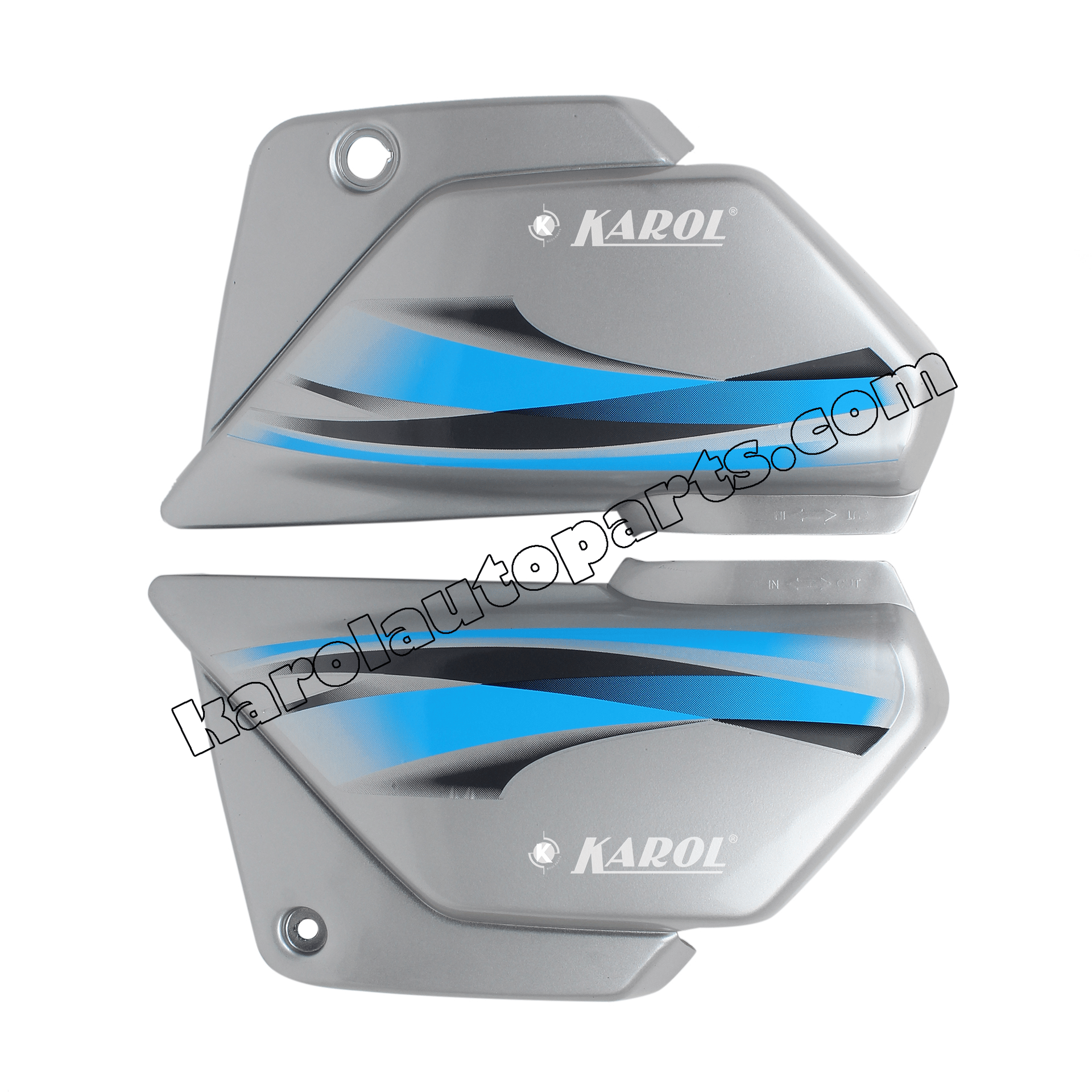 Side Panel for Hero Splendor Plus, Type 3 Double Nut