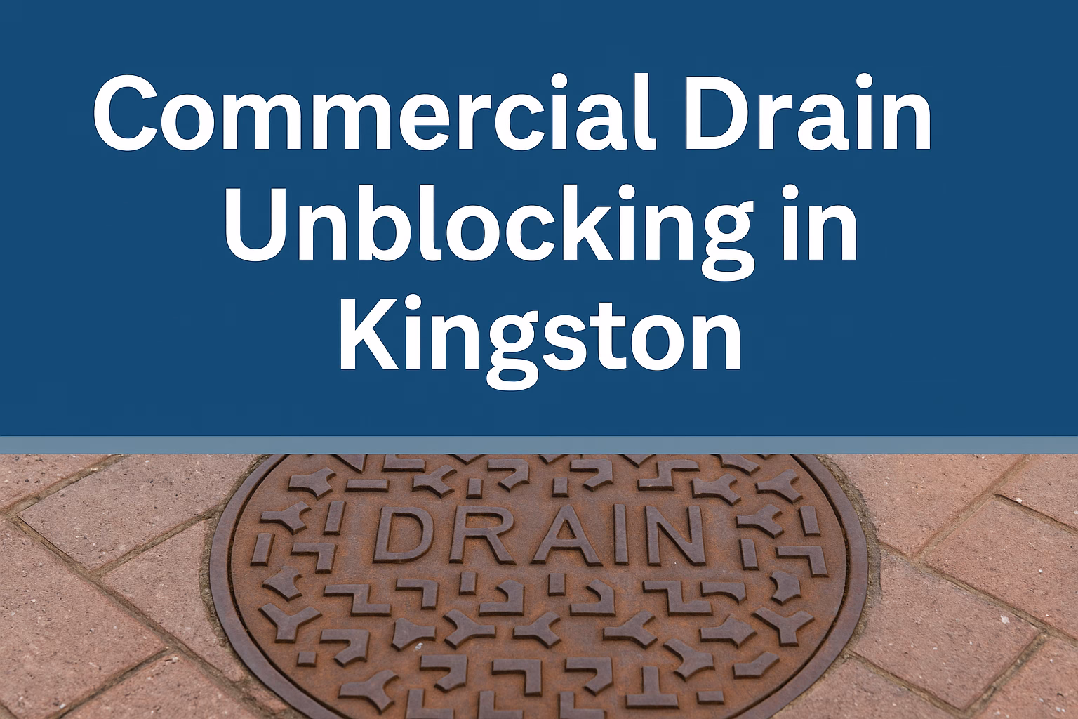 commercial drain unblocking kingston