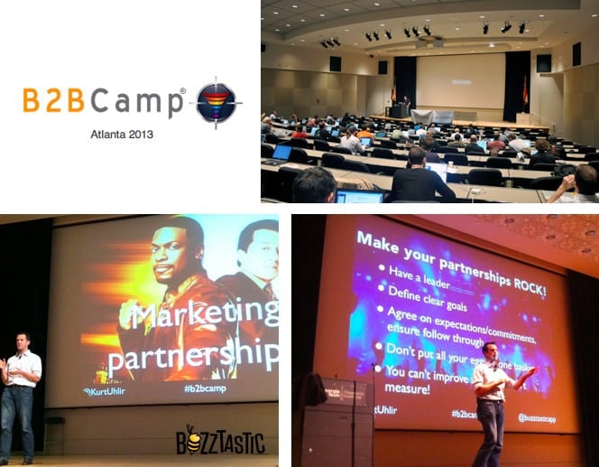 Kurt Uhlir speaking at B2B Camp 2013