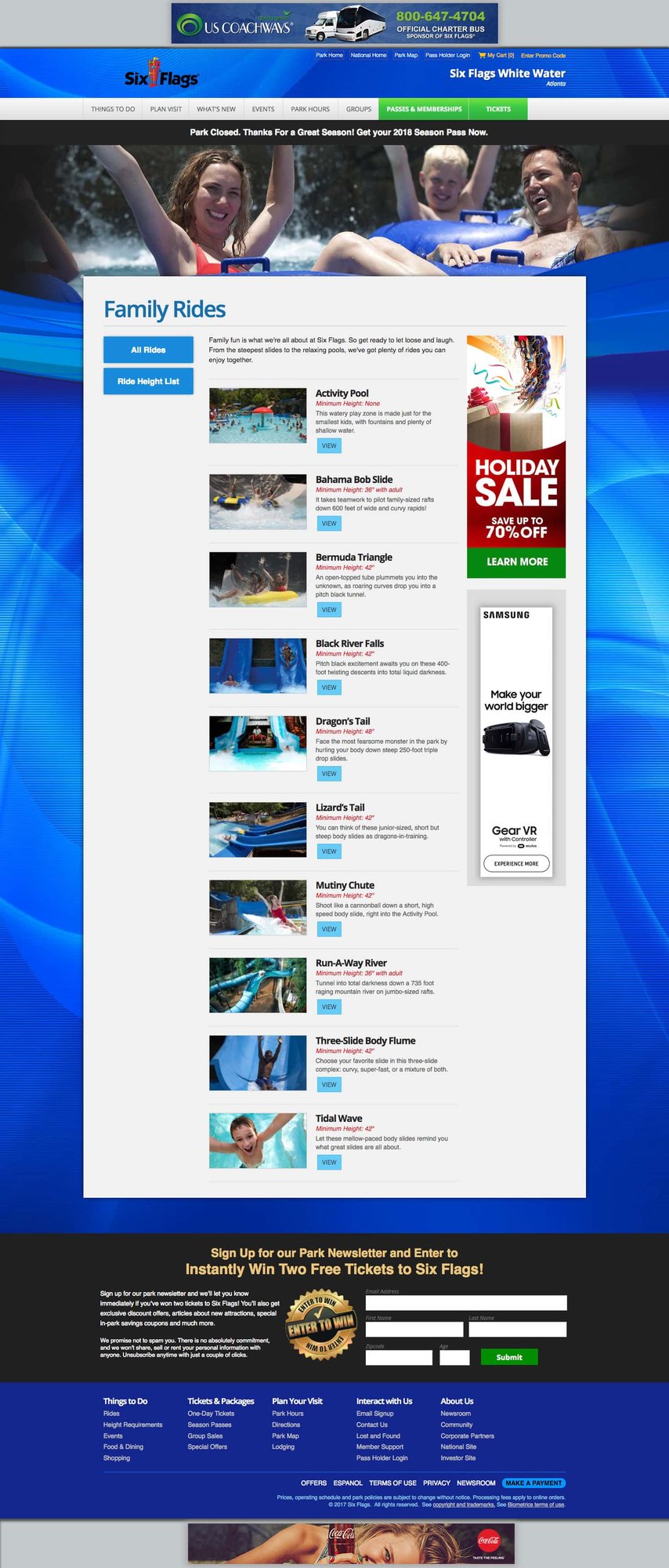 Kurt Uhlir as model for Six Flags White Water print and web Kurt Uhlir as model for Six Flags White Water print and web