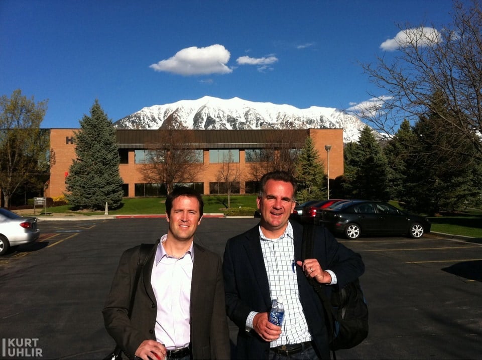 Kurt Uhlir and Reggie Bradford at Adobe Utah Campus - Vitrue Kurt Uhlir and Reggie Bradford at Adobe Utah Campus - Vitrue