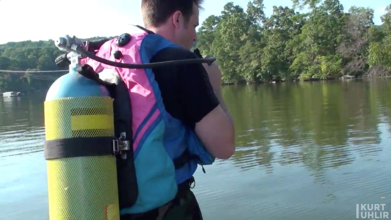 Kurt Uhlir scuba diving with Guntersville Rescue Squad Kurt Uhlir scuba diving with Guntersville Rescue Squad