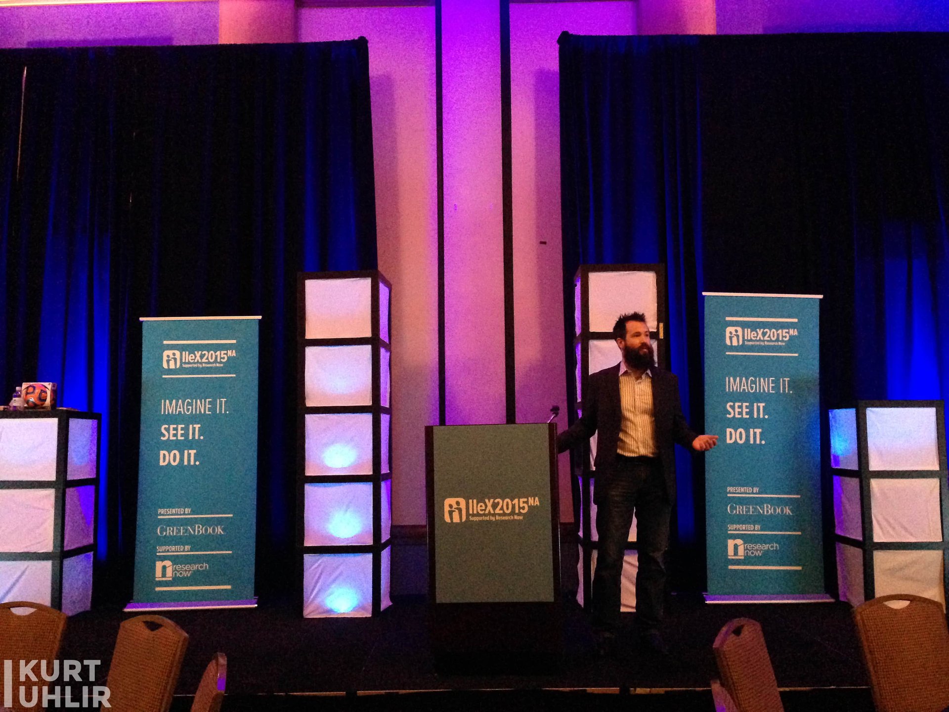 Kurt Uhlir speaking on innovation and disruption at conference Kurt Uhlir speaking on innovation and disruption at conference