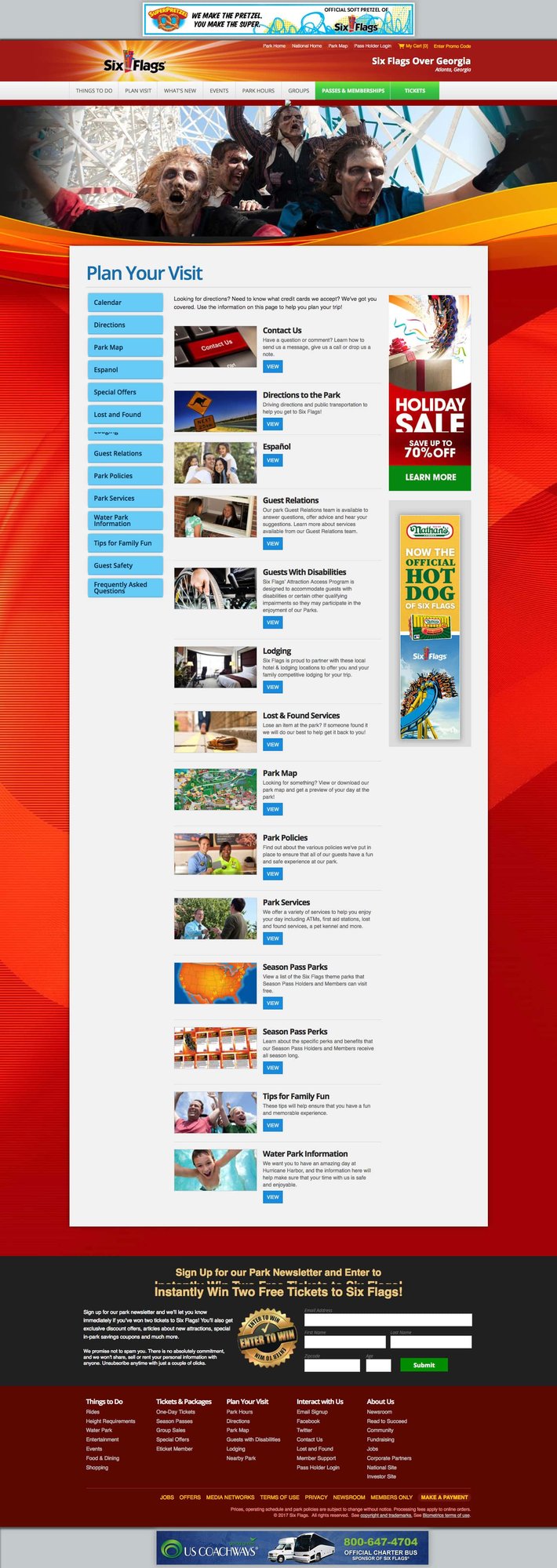 Kurt Uhlir as model for Six Flags over Georgia print and web Kurt Uhlir as model for Six Flags over Georgia print and web