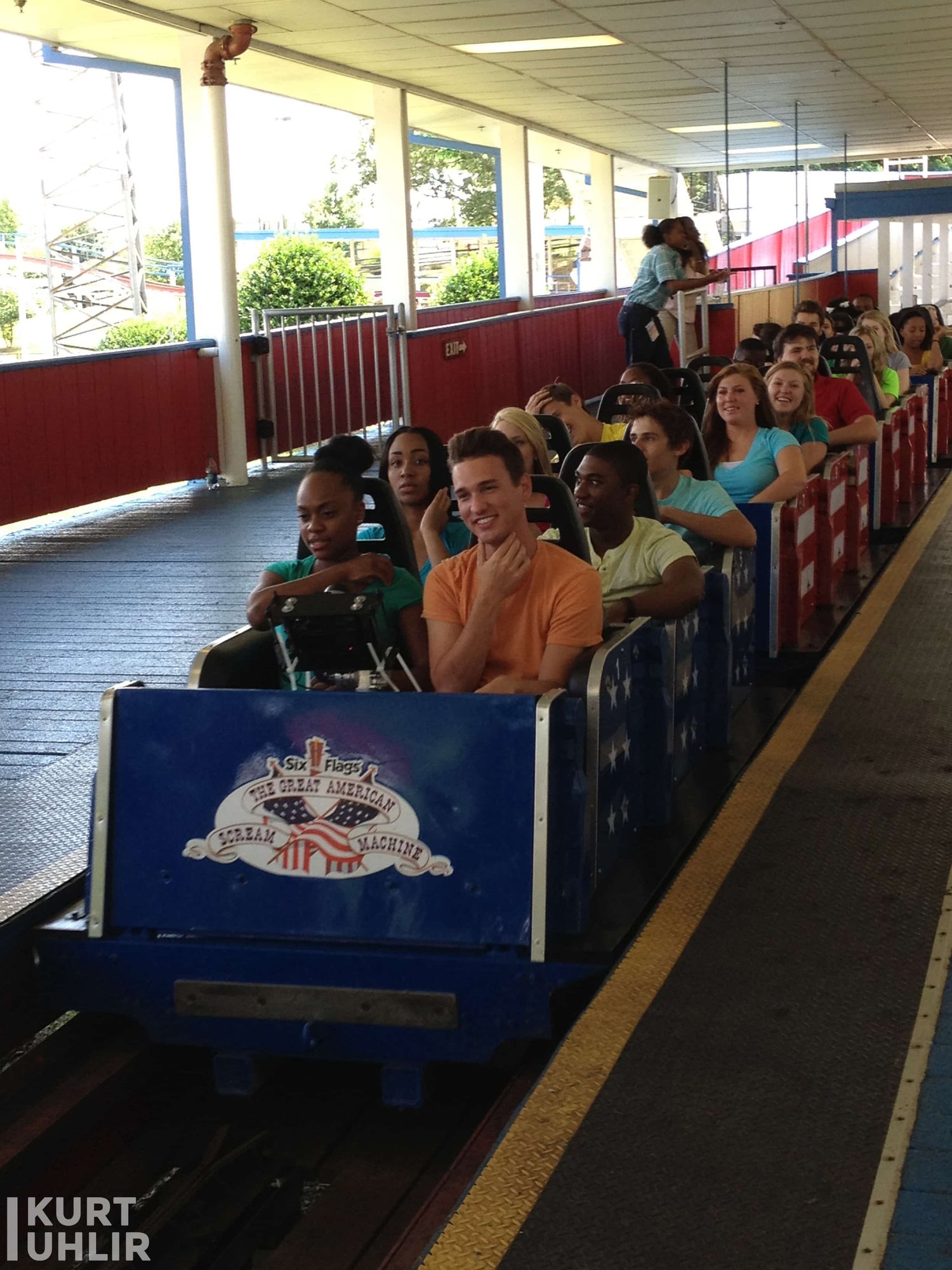 Kurt Uhlir - Six Flags over Georgia - behind the scene at photo Kurt Uhlir - Six Flags over Georgia - behind the scene at photo shoot