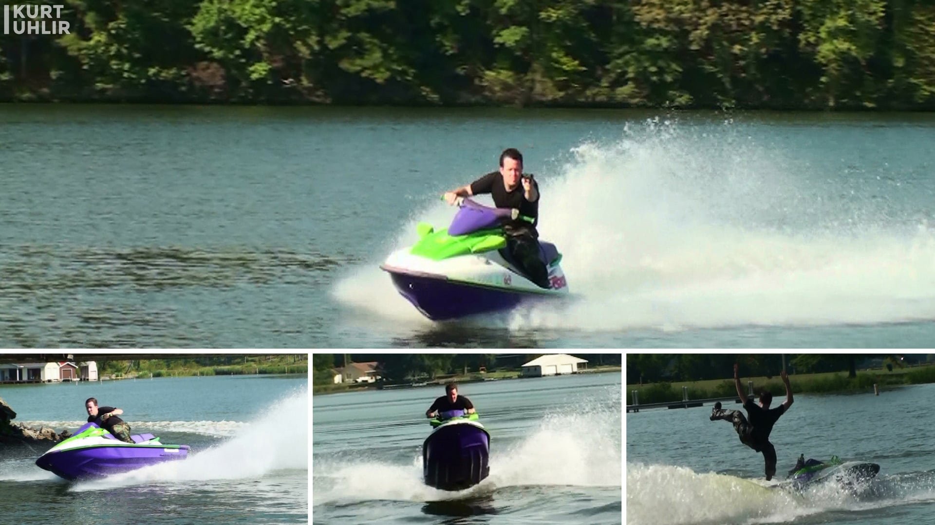Stuntman Kurt Uhlir jet ski chase Stuntman Kurt Uhlir jet ski chase