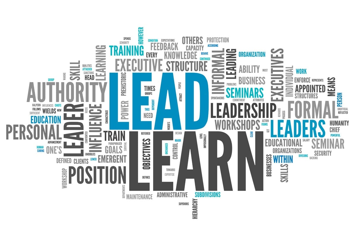 Word Cloud with Learn and Lead related tags