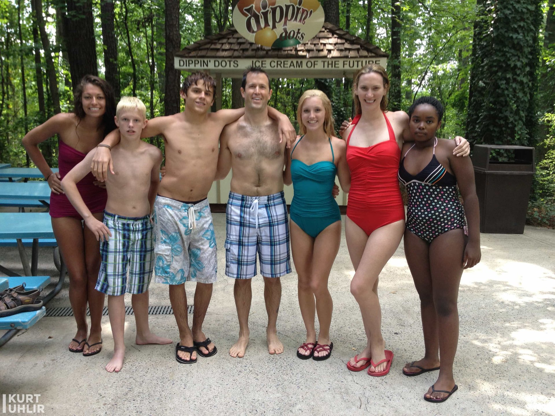 Kurt Uhlir as model for Six Flags White Water - behind the scene Kurt Uhlir as model for Six Flags White Water - behind the scenes at photo shoot