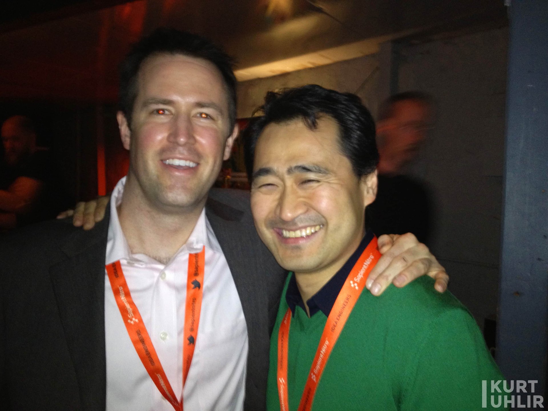 Jørn Lyseggen with Kurt Uhlir CEO and Founder of Meltwater, Jørn Lyseggen with Technology Expert Kurt Uhlir