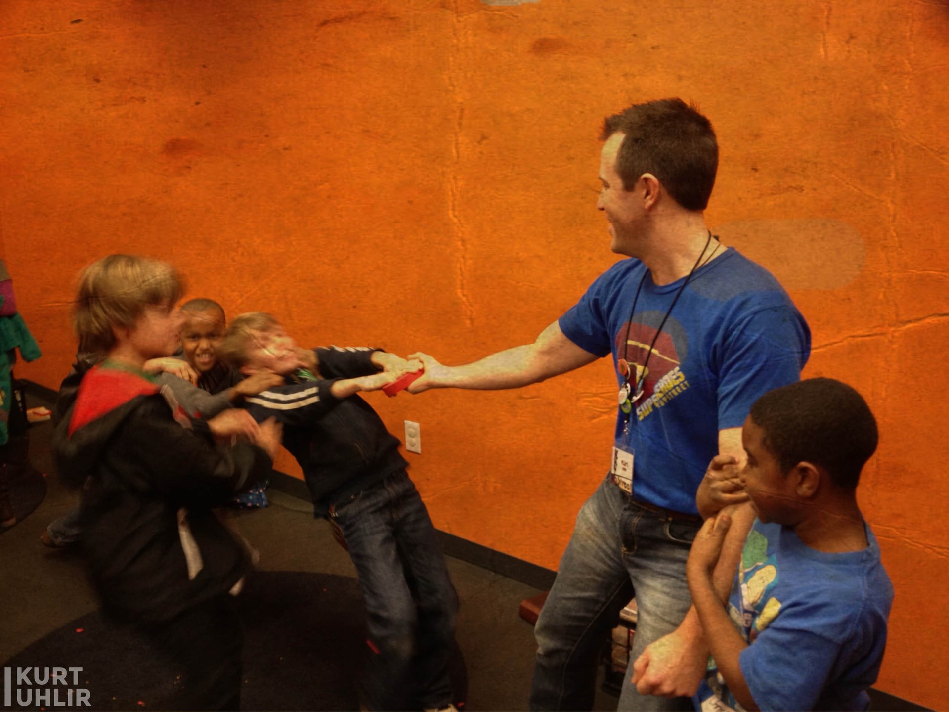 Serving with children at church - Kurt Uhlir Serving with children at church - Kurt Uhlir