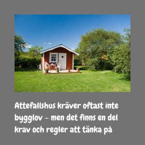 Attefallshus utvald bild