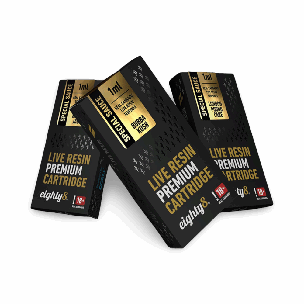 Eighty8 CBD Premium Cartridge – 1 ml | <45 % CBD | Full Spectrum | 510 kompatibel