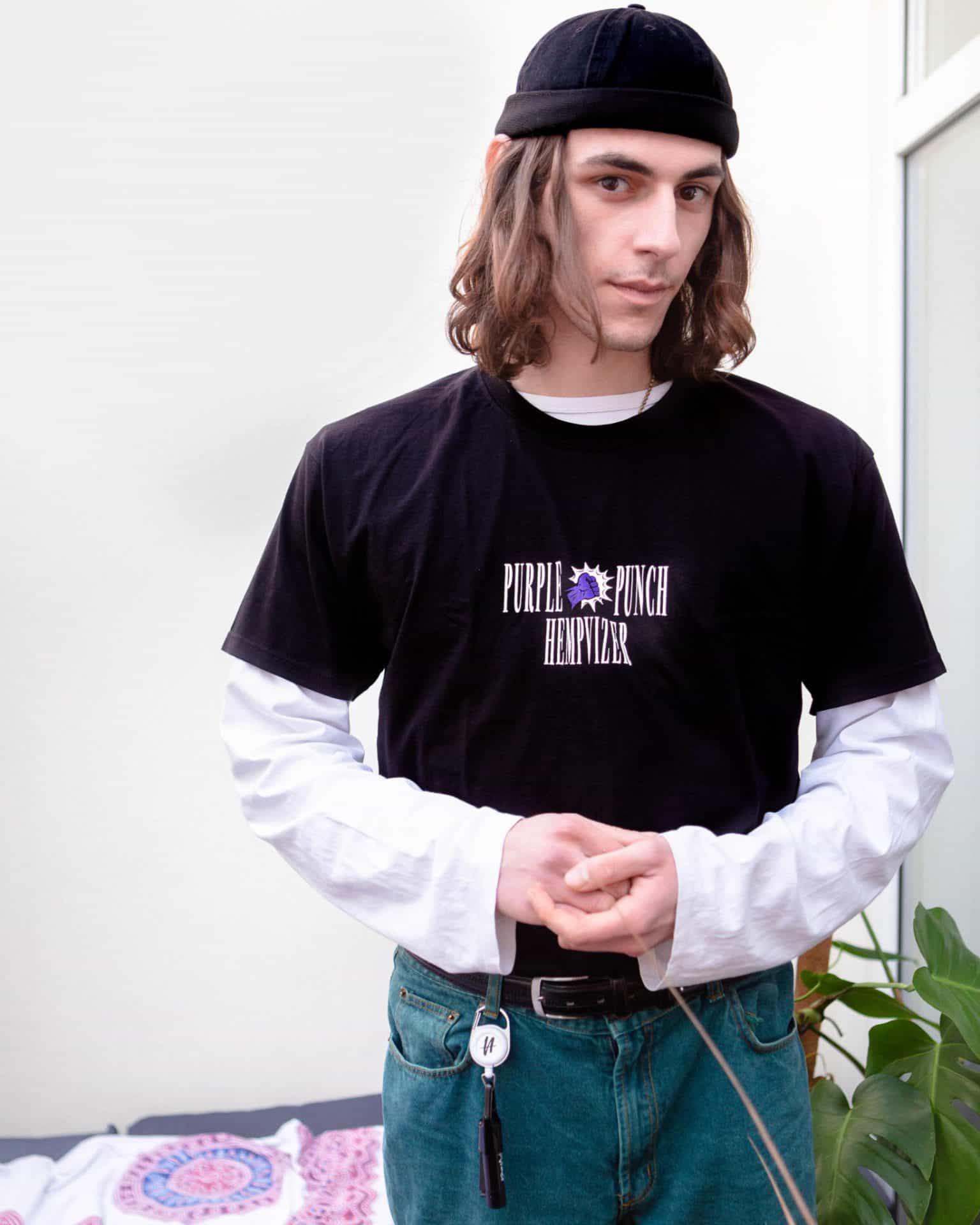 Hempvizer T-Shirt Purple Punch