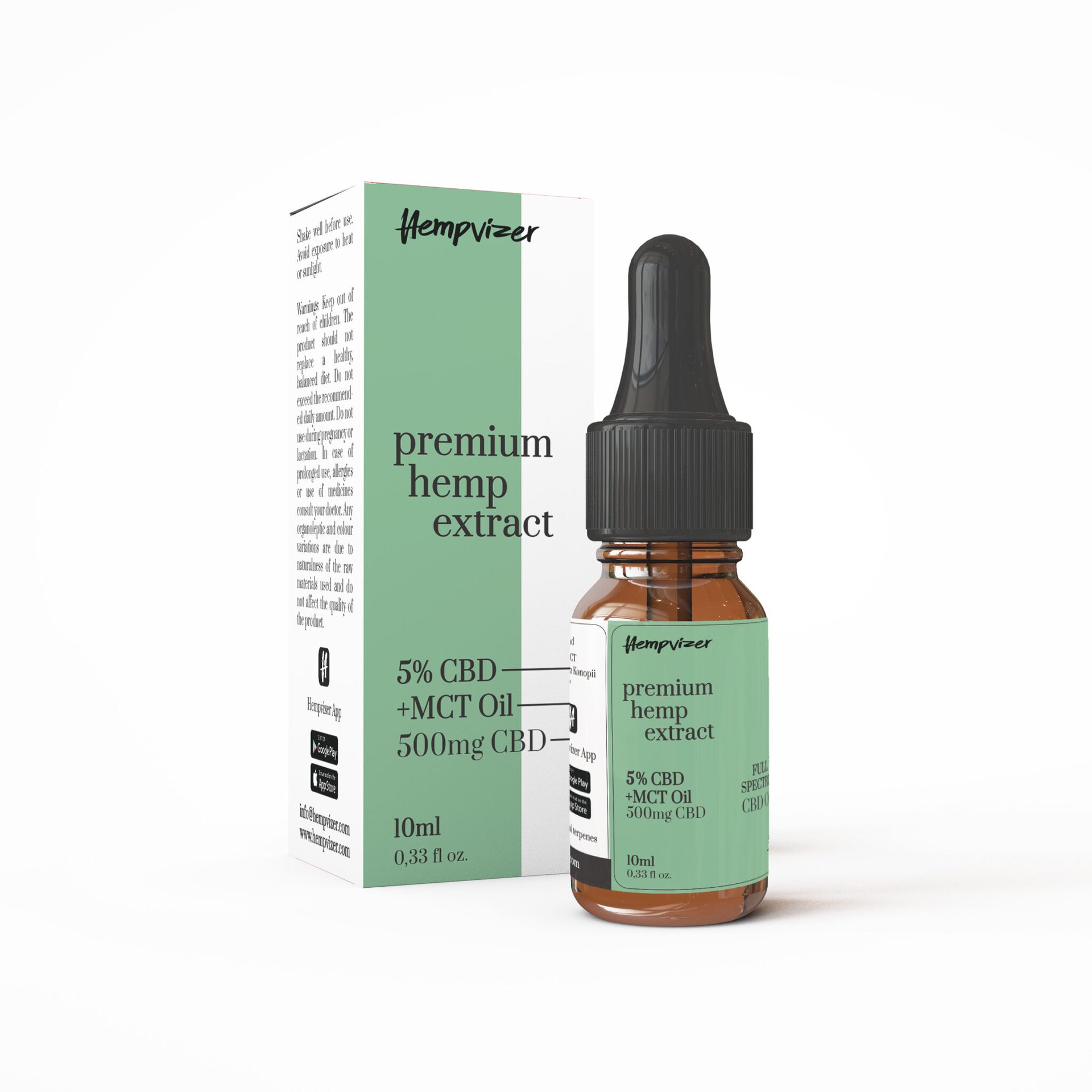 5 % CBD MCT-Öl Vollspektrum – Hempvizer | Premium Hanfextrakt