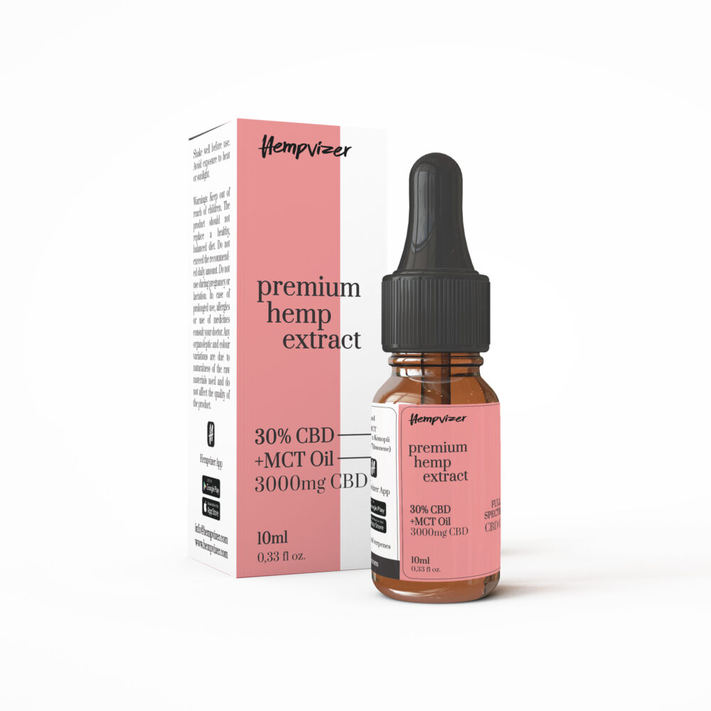 30% CBD MCT oil full spectrum – Hempvizer | Premium hemp extract
