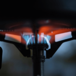 This image shows one type of backpacking stove -- a canister stove, the smallest and lightest type of backpacking stove.