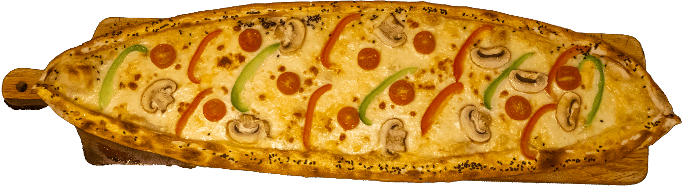SEBZELI PIDE (VEGETARISK)