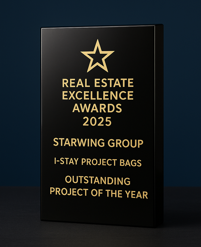 Starwing Group’s I-Stay Project Bags ‘Outstanding Project of the Year’ at Real Estate Excellence Awards 2025 Starwing Group’s I-Stay Project Bags ‘Outstanding Project of the Year’ at Real Estate Excellence Awards 2025