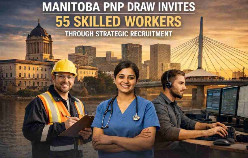 Manitoba PNP Draw Invites 55 Skilled Workers Through Strategic Recruitment- ImmigCanada Manitoba PNP Draw Invites 55 Skilled Workers