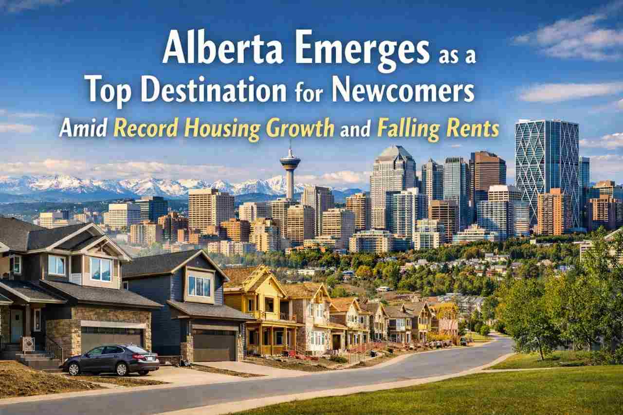 Alberta Emerges as a Top Destination for Newcomers Amid Record Housing Growth and Falling Rents- ImmigCanada Alberta Emerges as a Top Destination for Newcomers