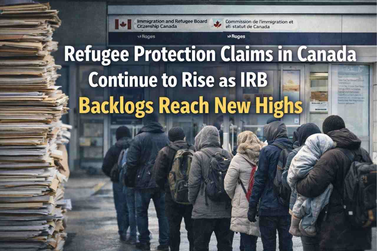 Refugee Protection Claims in Canada Continue to Rise as IRB Backlogs Reach New Highs- ImmigCanada Refugee Protection Claims in Canada