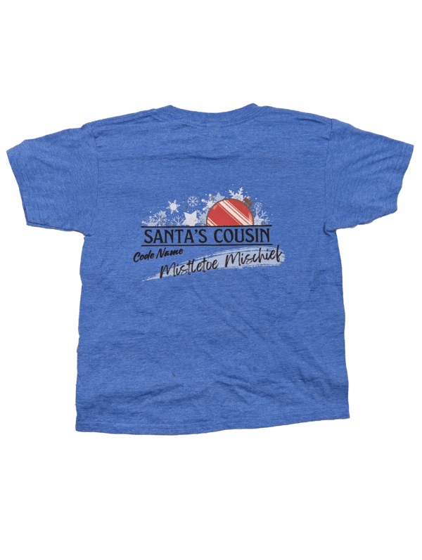Santa's Cousin Save the Band T-Shirt - Image 2