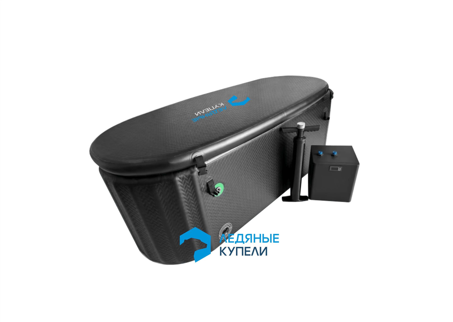 Надувная овальная купель, черная — изображение 4