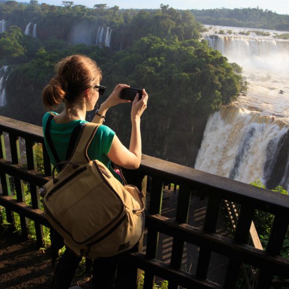 girl taking a photo with smartphone img-7